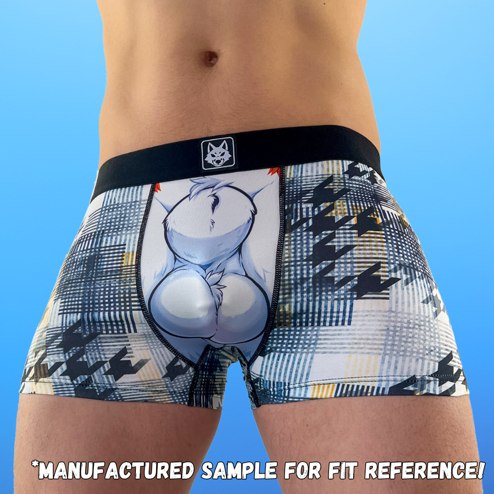 Canine (Pink Plaid) - Trunks